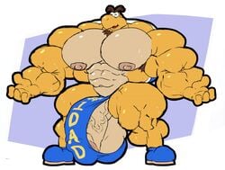 abs anthro armpit_hair big_penis body_hair bulge clothing flaccid footwear genitals huge_cock humanoid_genitalia humanoid_penis hyper hyper_genitalia hyper_penis koopa koopa_troopa koopley male male_only mario_(series) muscular nintendo nipples paper_mario penis remert reptile scalie shoes solo solo_male turtle underwear video_games