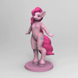 1:1 3d_(artwork) animated anthro anthrofied ass bambookat breasts cutie_mark digital_media_(artwork) equid equine female friendship_is_magic fur genitals hair hasbro hooves horse mammal my_little_pony navel nipples nude pink_body pink_fur pink_hair pinkie_pie_(mlp) pony pussy short_playtime solo straight_hair turntable_(animation)