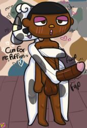 animal_crossing assisted_masturbation half-closed_eyes hand_on_penis handjob hugging_from_behind klutzatdusk looking_pleasured masturbation nintendo portia_(animal_crossing) villager_(animal_crossing)