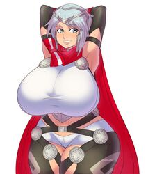 1girls ass big_thighs bottom_heavy breasts breasts_bigger_than_head brown_hair cleavage curvy dagr_(fire_emblem) female female_only fire_emblem fire_emblem_heroes happy huge_ass huge_breasts nintendo open_mouth pinkkoffin plump plump_ass short_hair smile source_request thick thick_thighs thighhighs tight tight_clothing voluptuous white_hair