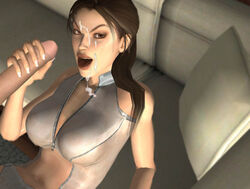 3d female hon_maru human lara_croft lara_croft_(l.a.u.) male straight tagme tomb_raider tomb_raider_(l.a.u.)