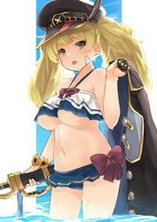 bikini blonde_hair granblue_fantasy monika_weisswind underboob