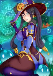 mona (genshin impact) from genshin impact by haarmades