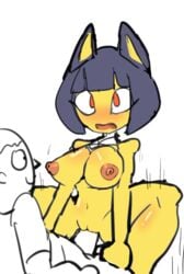 ankha from animal crossing by fufucatu