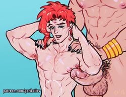 2boys armpit_hair armpit_sex armpits balls_hair big_penis dio_brando erect_nipples fleshbud garikaliev gay hairy_armpits hairy_balls hard_nipples jojo's_bizarre_adventure male_nipples male_only noriaki_kakyoin pubic_hair stardust_crusaders tagme vampire wet_armpit yaoi