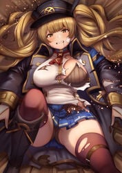 blood blush granblue_fantasy monika_weisswind ripped_clothing