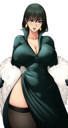 1girls big_breasts breasts cleavage female female_only fubuki_(one-punch_man) large_breasts one-punch_man solo vicsenpai