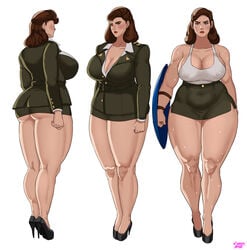 captain carter from captain america (series) by cyberboi