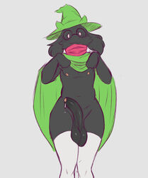 1boy 2d anthro anthro_male anthro_only anthrofied balls big_penis black_balls black_body black_eyes black_fur black_penis black_skin blush blushed blushing caprine chromamorph clothed clothing cum cum_leaking cute deltarune erect_penis erection femboy fluffy fluffy_ears fur furry furry_male furry_only gay genitals glasses goat grabbing_clothing grabbing_dress hat headgear headwear horn horns horny humanoid humanoid_male humanoid_only long_penis looking_at_viewer male male_only mammal mammal_humanoid nipples precum ralsei smile smiling smiling_at_viewer solo solo_male standing sweat sweatdrop sweater sweating sweaty sweaty_balls sweaty_penis undertale_(series) white_eyes witch_hat yaoi