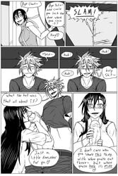 2d art cloud_strife comic comic_page final_fantasy final_fantasy_vii kiahl stealth_sex story tifa_lockhart