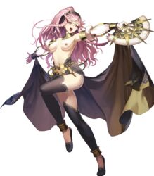 1girls alternate_costume armpits biggitybiggitybig braid breasts cozy_(artist) dancer dancing edit fan fire_emblem fire_emblem_awakening fire_emblem_heroes long_hair medium_breasts nintendo nipples nude_filter official_alternate_costume olivia_(fire_emblem) olivia_(performing_arts)_(fire_emblem) open_mouth pelvic_curtain pink_eyes pink_hair png ponytail smile solo thighhighs thighs topless transparent_background twin_braids very_long_hair