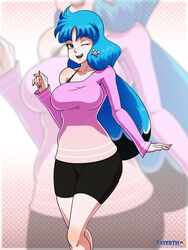 Blue Hair Rule 34 Image