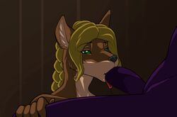 2018 animated anthro blonde_hair blowjob bodily_fluids braided_hair brolaren canid canine character_request deepthroat duo erection faceless_character faceless_male fellatio female female_penetrated fur furry genitals green_eyes hair humanoid_genitalia humanoid_penis leopold_visette loop male male/female male_penetrating male_penetrating_female mammal monochrome multicolored_body multicolored_fur oral oral_penetration original original_character penetration penile penis penis_in_mouth purple_body saliva sex short_playtime simple_background source_request tongue tongue_out tongue_out_blowjob two_tone_body two_tone_fur