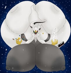 anthro arceus ass ass_up astronomical_hyper big_ass big_breasts big_butt breasts butt enormous_ass enormous_breasts enormous_butt female female_only giant_ass giant_breasts giantess gigantic_ass gigantic_breasts goddess hi_res huge_ass huge_breasts huge_butt hyper hyper_ass hyper_breasts hyper_butt kyra_(omega-sv) large_ass large_breasts large_butt legendary_pokémon macro massive_ass massive_breasts massive_butt nintendo nipples omega-sv pokémon_(species) pokemon power red_eyes solo space traced video_games