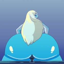 blue_diamond's_ship blue_diamond_(steven_universe) blue_eyes blue_hair gigantic_ass gigantic_butt large_breasts polarbeark steven_universe steven_universe:_the_movie thick_ass