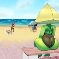 4girls absurd_res ass beach big_ass big_butt female female_only gem_(species) genital_fluids green_body high_resolution huge_ass jackie_lynn_thomas large_ass morag_(the_loud_house) multiple_girls n-kosi n-kosi_(coloring) peridot_(steven_universe) shortstack sitting smaller_female star_vs_the_forces_of_evil steven_universe straight_hair the_loud_house thick_ass thick_thighs thighs very_high_resolution visor_cap voluptuous yellow_hair