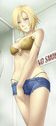 aya_brea deep_rising parasite_eve parasite_eve_the_3rd_birthday shorts swimsuit thor_(deep_rising)