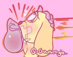 all_the_way_to_the_base animal_crossing anthro artist_request balls balls_deep canine cum_in_mouth cum_in_throat deepthroat domestic_dog face_fucking fellatio female forced forced_oral furry gag gagging golden_retriever goldie_(animal_crossing) mammal nintendo oral oral_sex penis rolling_eyes source_request tears throat_bulge throat_fuck year_request