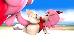 1boy 3d adjajdaks female kirby kirby_(series) kirby_64 ribbon ribbon_(kirby) sfm