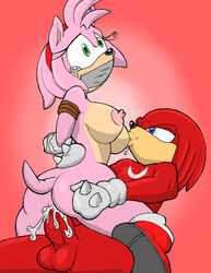 amy_rose anthro areola ass balls big_breasts bodily_fluids bound breast_play breast_sucking breastfeeding breasts cowgirl_position crying cum cum_in_pussy cum_inside duo echidna erect_nipples erection eulipotyphlan female female_on_top female_penetrated forced from_front_position genital_fluids genitals green_eyes hair hedgehog knuckles_the_echidna male male/female male_on_bottom male_penetrating male_penetrating_female mammal monotreme mostly_nude nipples on_bottom on_top orgasm penetration penile penile_penetration penis penis_in_pussy pink_body pink_hair rape red_hair rule34rox sega sex sonic_(series) sonic_the_hedgehog_(series) sucking tears vaginal_penetration