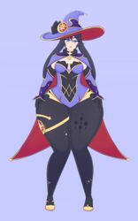 1girls ass baosart big_ass black_hair bottom_heavy fat_ass female female_only fully_clothed genshin_impact huge_ass huge_thighs knees_together_feet_apart leggings massive_ass mona_(genshin_impact) small_breasts solo thick_ass thick_thighs tight_clothing wide_hips witch_hat