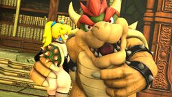 1girls 3d ass bowser bowsette mario_(series) new_super_mario_bros._u_deluxe nintendo sfmsnipecomanche source_filmmaker super_mario_bros. turtle_shell w33w33