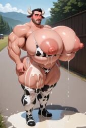 1boy ai_generated ai_video bara bara_ass bara_tiddies bovine breasts busty busty_male cuntboy cuntboy/male cuntboy_with_breasts himbonextdoor human intersex lactating lactation male male_lactation male_with_breasts muscular muscular_cuntboy muscular_male tagme video yaoi