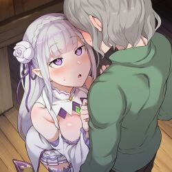 emilia (re:zero) from re:zero kara hajimeru isekai seikatsu by darklust