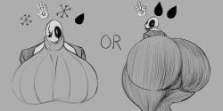 fem gaster from undertale by agrexoaxo