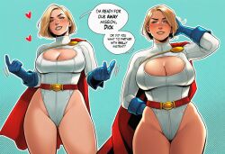 power girl from dc by phophopho