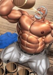 monkey d garp from one piece by mennsuke