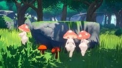 3d emotionless female fipetopia mushroom_girl mushroom_hat mushroom_humanoid plant plant_girl plant_humanoid shortstack