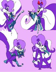 fifi_la_fume furrball purple_fur tagme tiny_toon_adventures