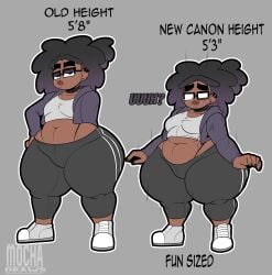 1boy belly big_ass big_ass_(male) big_butt big_lips chris_(cross-sama) chubby_belly chubby_femboy clothes cross_samax dark-skinned_femboy dark-skinned_male dark_skin ear_piercing femboy girly huge_ass huge_butt lips male male_only oc original_character redesign reference_sheet shortstack size_comparison size_difference size_transformation sole_male thick_ass thick_thighs transformation wide_hips