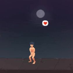 1boy 1girls animated boot_fetish cumshot cunnilingus dominant_female domination dominatrix female femdom footilingus footjob magic male penis pixel_art pussy pussy_juice sadiubus solom succubus trample trampled_penis trampling