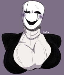 fem gaster from deltarune by neahchanart