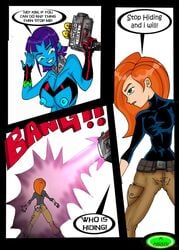 comic disney female female_only human kim_possible kimberly_ann_possible m_marker multiple_females multiple_girls nipples straight_hair tagme