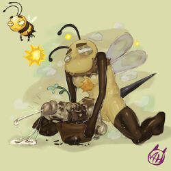 bernie the bee (pvz) from plants vs zombies by  ssatoh