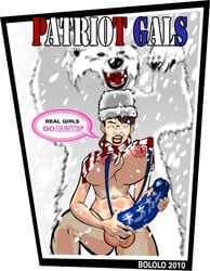 2010 affront_to_nature american_flag bear bololo futa_focus futanari intersex polar_bear politics sarah_palin