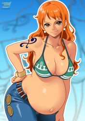 nami (one piece) from one piece by arrowdark