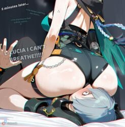 lucia elowen from zenless zone zero by cottonmilk