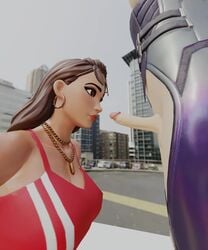 1futa 1girls 3d alternate_costume animated background balls beach belt blender blender_(software) boardwalk_ruby_(fortnite) bra brown_eyes brown_hair brunette buildings clothed clothing dark-skinned_female drip earrings epic_games erection excited fellatio female female_focus fortnite fortnite:_battle_royale futa_on_female futanari gold_jewelry gold_necklace hands-free horny human interracial jacobrivera jacobrivera_(artist) kneeling licking licking_cum licking_penis light-skinned_futanari necklace no_sound oral partially_clothed penis penis_out penis_physics petite physics provocative purple_clothing red_clothing red_lipstick red_swimsuit ruby_(fortnite) seductive_mouth solo_focus striped_clothing sucking sunglasses sunglasses_on_head sweat sweaty sweaty_breasts swimsuit swimwear teasing tongue tongue_out torin_(fortnite) video video_games