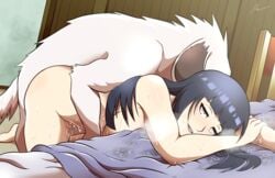 1dog 1female 1girls akamaru_(naruto) ambiguous_penetration animal animal_penis bent_over bestiality canid canine canine_on_human canine_penis color colored dark_hair dog dog_penis doggy_style domestic_dog dominant_feral eunnie female female_human female_human/male_feral female_on_feral female_penetrated femsub feral feral_dominating_female feral_dominating_human feral_domination feral_on_female feral_on_human feral_penetrating feral_penetrating_female feral_penetrating_human from_behind happy hetero human human_penetrated hyuuga_hinata interspecies interspecies_sex light-skinned_female light_skin long_hair looking_back looking_back_at_partner looking_pleasured male male/female male_canine male_feral/female_human male_penetrating_female maledom married_couple married_to_feral naruto no_pupils on_knees purple_hair sex submission submissive submissive_female submissive_human sweat sweating true_love white_fur zoophilia