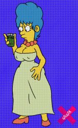 big_breasts gtogta_(artist) marge_simpson solo tagme the_simpsons