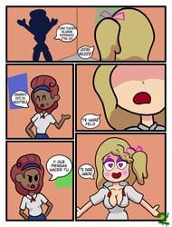 comic female female_only fnafhs jarrotxx joy_(fnafhs) spanish_text tagme text toddy_(fnafhs)