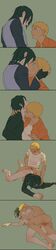 2boys amputee anal anal_sex artist_request ass barefoot black_hair boruto:_naruto_next_generations bottomless cum cum_in_ass cum_inside cum_leaking dilf duo duo_focus fingerless_gloves gay gloves hickey jacket kissing kissing_neck long_hair looking_at_another male male/male male_focus male_only male_penetrating male_penetrating_male male_with_male mature mature_male missing_arm moaning naruto naruto_(series) partially_clothed penetration penis sasuke_uchiha shirt short_hair spoon_position spooning tall_image undressing uzumaki_naruto vest yaoi yellow_hair