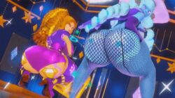 2girls 3d adagio_dazzle animated ass ass_shake big_ass big_breasts big_butt blue_skin boots bottom_heavy bouncing_ass breasts bubble_ass bubble_butt cutie_mark dancing dat_ass equestria_girls fat_ass fat_butt female female_only fingerless_gloves friendship_is_magic giant_ass gif gigantic_ass gold_boombox_(prevence) hands_behind_head hasbro honey_select huge_ass huge_breasts huge_butt large_ass large_breasts large_butt leggings looking_at_viewer musical_note my_little_pony my_little_pony_friendship_is_magic orange_body orange_hair orange_skin prevence purple_eyes shaking_ass shaking_butt singing solo solo_female spiked_bracelets thick_ass thick_thighs trixie_(mlp) trixie_lulamoon trixie_lulamoon_(eg) twerking vest wide_hips witch witch_hat