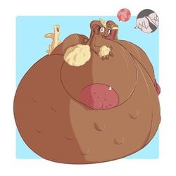 big_belly big_breasts big_butt breasts female furry huge_breasts hyper_belly hyper_breasts hyper_pregnancy looking_at_viewer lopunny nipples nude pokémon_(species) pokemon pokemon_(species) pregnant tagme trcfan