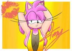 amy_rose anthro fullmetalsketch sega sonic_(series) sonic_the_hedgehog_(series)