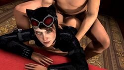 1girls 3d alternate_version_available animated ass_slap batman:_arkham_knight batman_(series) big_ass big_breasts blueberg breasts cat_ears catsuit catwoman catwoman_(arkham) catwoman_(arkham_knight) chubby_male completely_naked completely_naked_male completely_nude completely_nude_male dc dc_comics doggy_style faceless_male female female_focus goggles light-skinned_female light-skinned_male light_skin male nipples no_sound nude_male selina_kyle sex slapping_ass slapping_butt spanking straight tagme video